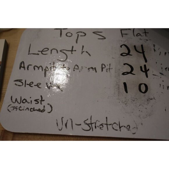 Women's Apple Seeds Dusty Rose Stretchy Top Custom Bleach Dye Size XL - Picture 4 of 4